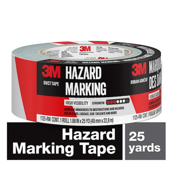 3M™ Safety Stripe Vinyl Tape 767, Red/White, 2 in x 36 yd, 5 mil, 24  Roll/Case, Individually Wrapped Conveniently Packaged