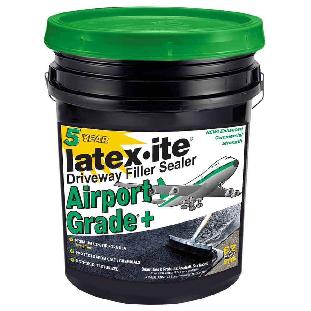 Latex-ite - 4.75 Gal Airport Grade+ Driveway Filler Sealant
