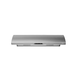 Typhoon 30 in. Under Cabinet Range Hood with Light in Stainless Steel