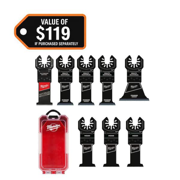 Milwaukee Oscillating Multi-Tool Blade Set (8-Piece)