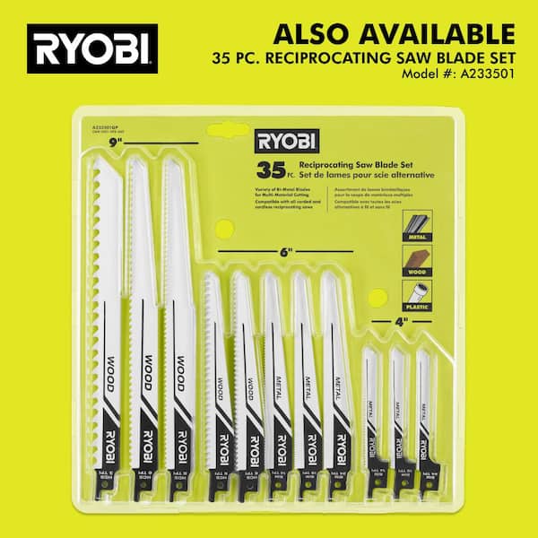 RYOBI - ONE+ HP 18V Brushless Cordless Compact One-Handed Reciprocating Saw (Tool Only)