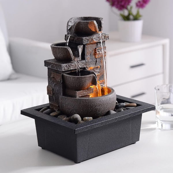 OGETFUUR 8.27 in. W x 10.04 in. H x 6.5 in. D Resin Tabletop