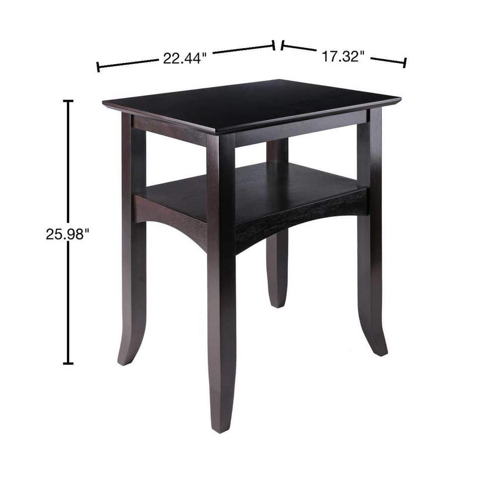 Camden Solid Wood Coffee Finish Transitional End Table
