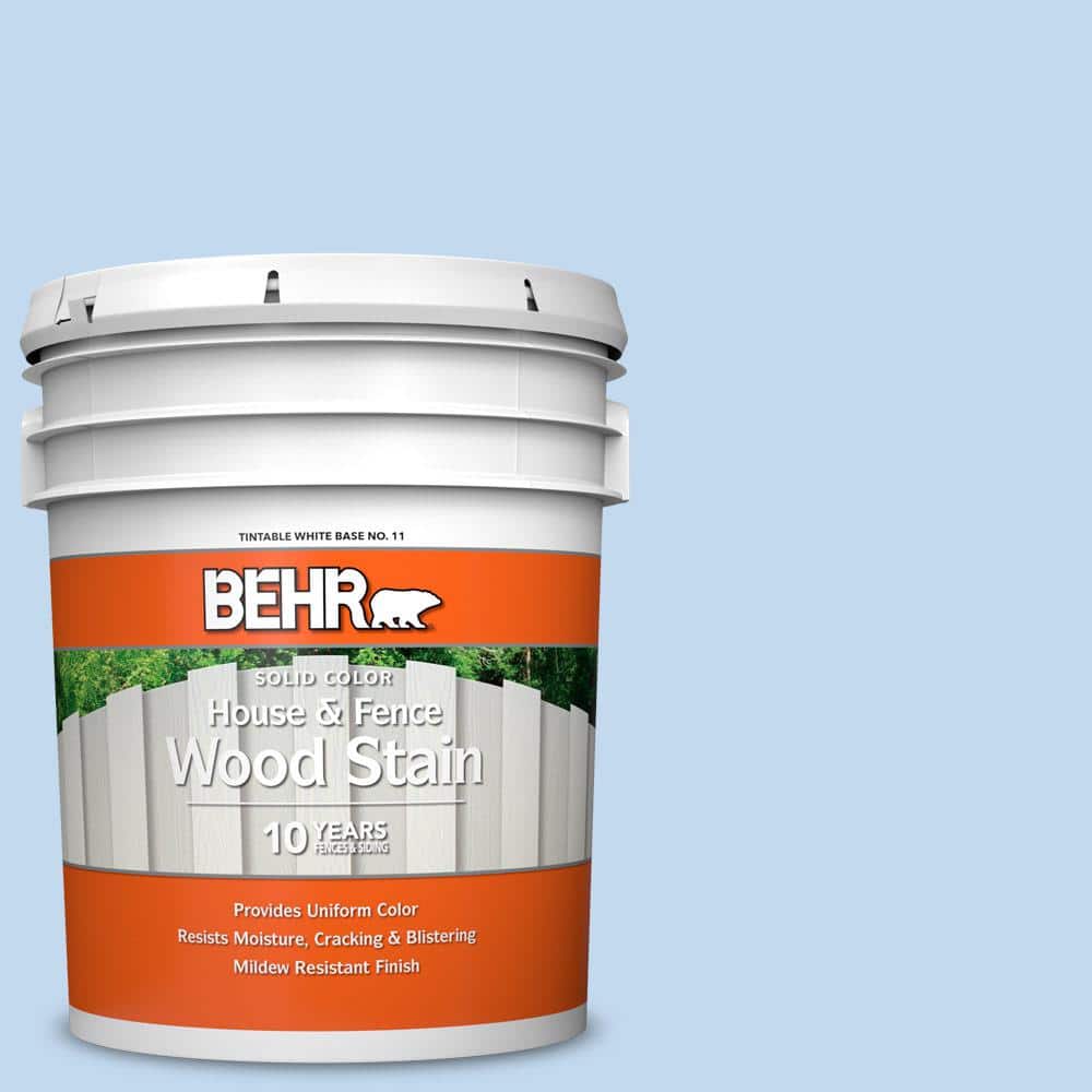5 gal. #560A-2 Morning Breeze Solid Color House and Fence Exterior Wood Sta