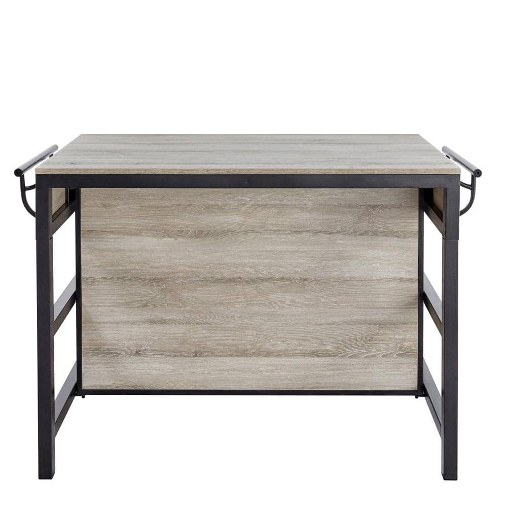 Driftwood Gray Transitional Counter Height Dining Table