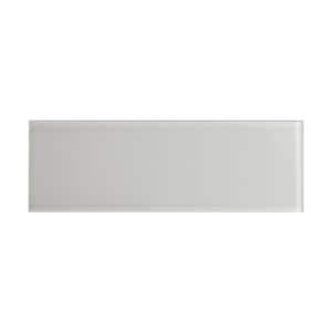 Giorbello Lavender Gray 3 in. x 6 in. x 8mm Glass Wall Tile Sample (1 ...