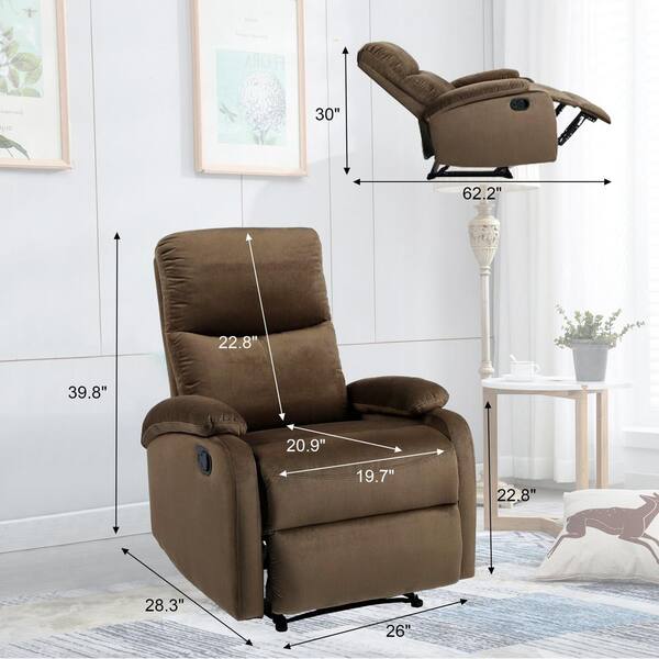 microfiber massage recliner