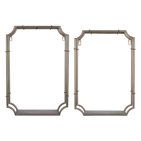 HomeRoots Victoria 14 in Gold Wall Architecural Decor