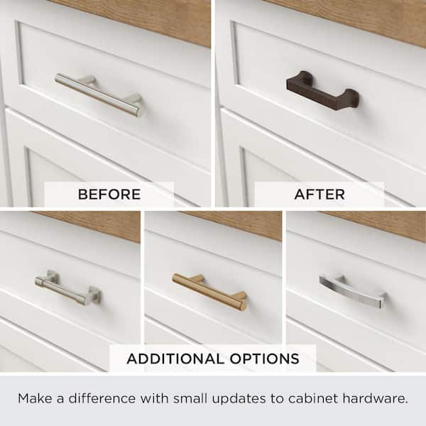 Satin Nickel 3 Inch Kitchen Furniture Cabinet Hardware Drawer Handle Pull 10 pk 