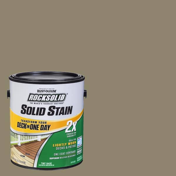 Rust-Oleum RockSolid 1 gal. River Rock Exterior 2X Solid Stain