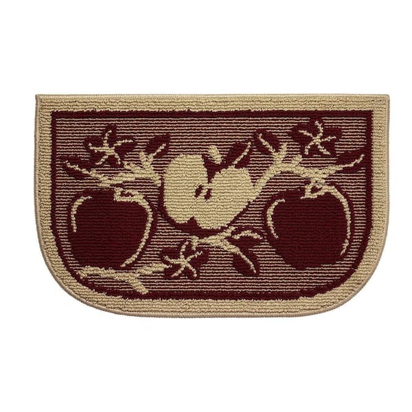 Structures Apple Orchard 18 in. x 30 in. Kitchen Rug