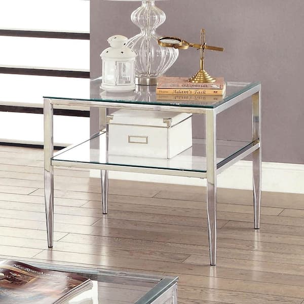 William's Home Furnishing Tanika Chrome End Table
