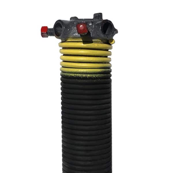 DURA-LIFT 0.207 in. Wire x 1.75 in. D x 23 in. L Torsion Spring in Yellow Left Wound for Sectional Garage Doors