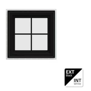 JELD-WEN 24 in. x 24 in. V-4500 Series Bronze FiniShield Vinyl