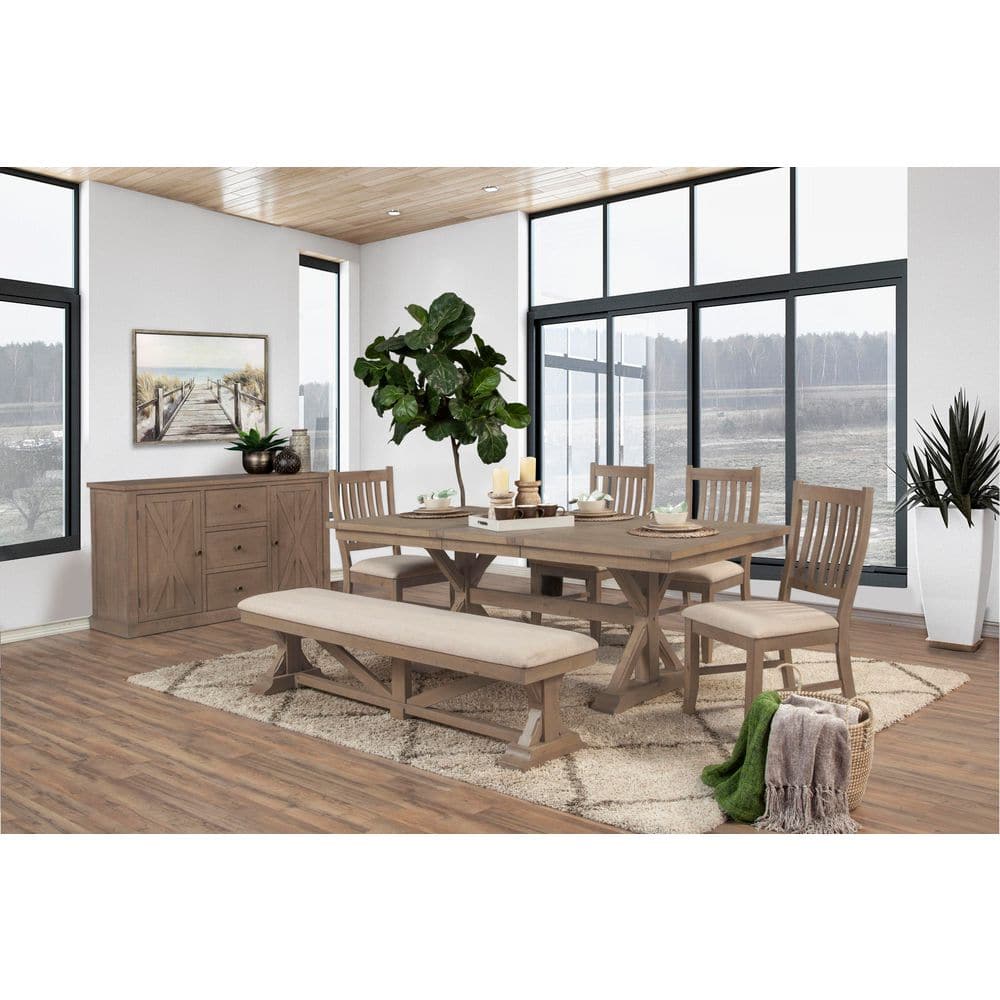 Arlo Natural 69 in. W Bedroom Bench with Cushioned, Solid Wood price history on PriceWatchPro