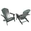 Hampton Bay Patio Midnight Folding Wood Adirondack Chair ADI-01 - The ...