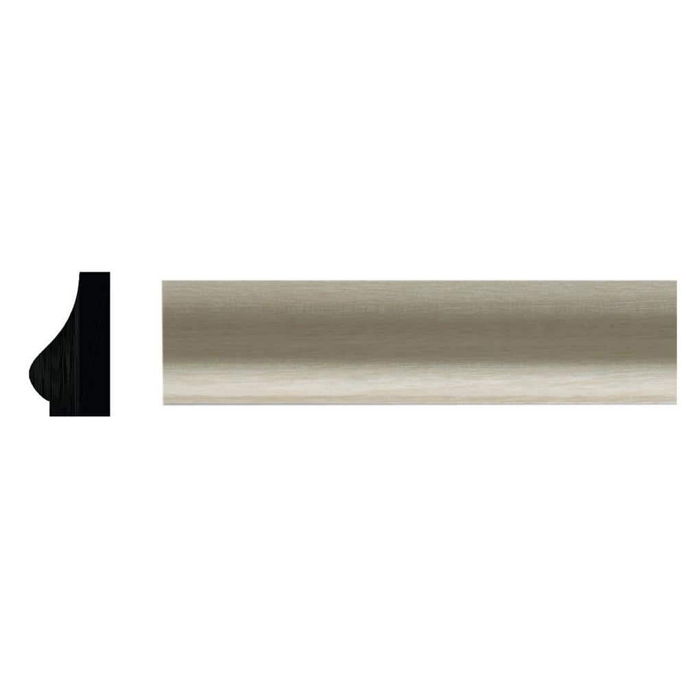 Unfinished White Hardwood Base Cap Moulding 47.5"