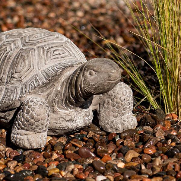 Reviews for XBRAND 16.1 in L Grey Polystone Indoor Outdoor Turtle