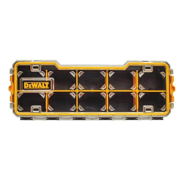 DeWalt TOUGHSYSTEM 2.0, 22 in. Small Tool Box with 10-Compartment Pro Small Parts Organizer, Black