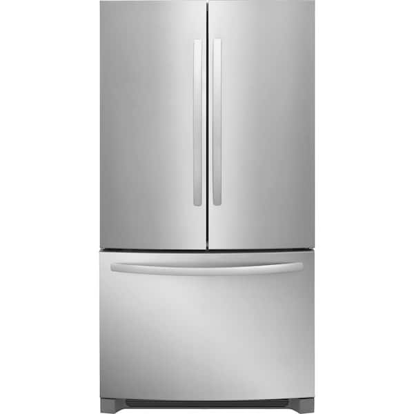 Frigidaire 27.6 cu. ft. Non-Dispenser French Door Refrigerator in Stainless Steel, ENERGY STAR
