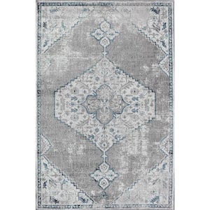 Freya Ash Gray 8 ft. x 10 ft. Area Rug