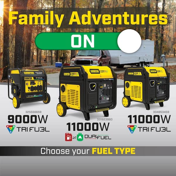Champion Power Equipment 9000-Watt Electric Start Gasoline Propane
