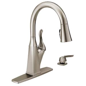 Everly Single-Handle Pull-Down Sprayer Kitchen Faucet with ShieldSpray Technology in SpotShield Stainless