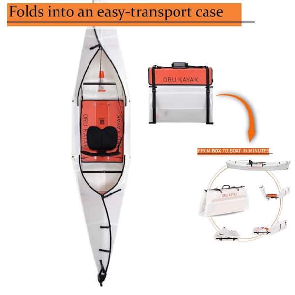 ORU KAYAK - Oru Kayak Beach LT : Stable, Durable, Light - Lake/River Kayaks - Beginner, Intermediate