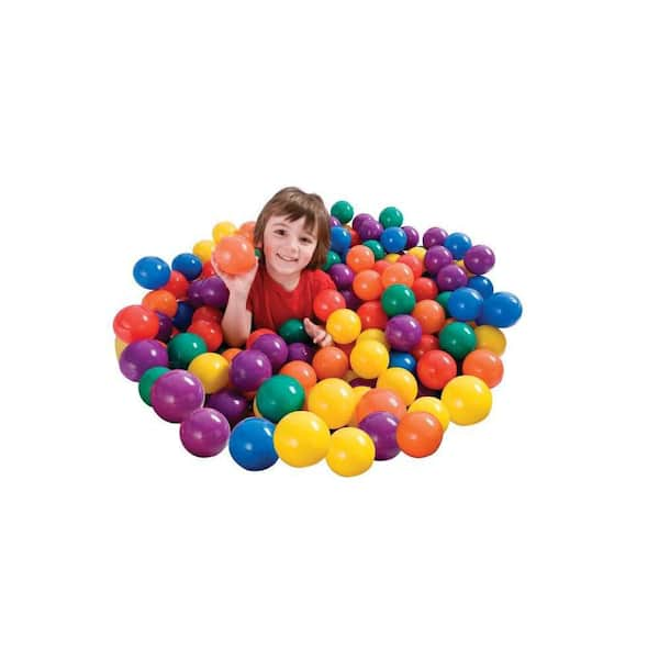 INTEX 100 Pack Small Plastic Multi-Colored Fun Ballz For A Ball