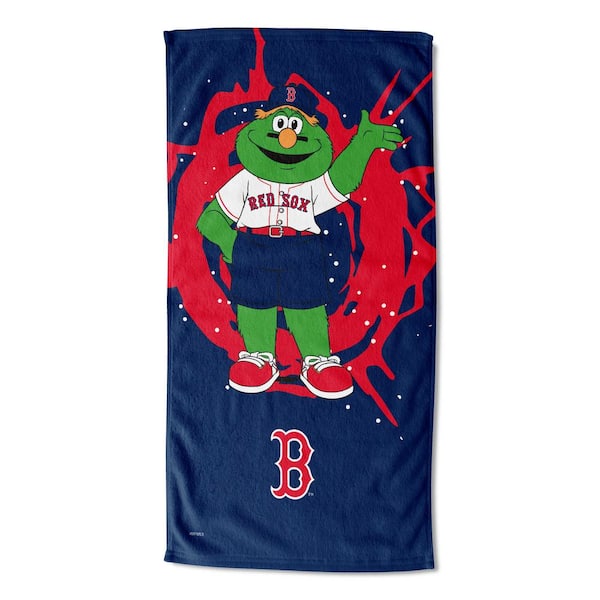 THE NORTHWEST GROUP MLB Multi-Color Mascots Red Sox Printed Cotton/Polyester Blend Beach Towel
