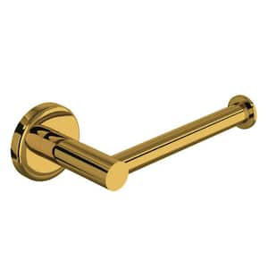 Lombardia Wall Mounted Toilet Paper Holder in Unlacquered Brass
