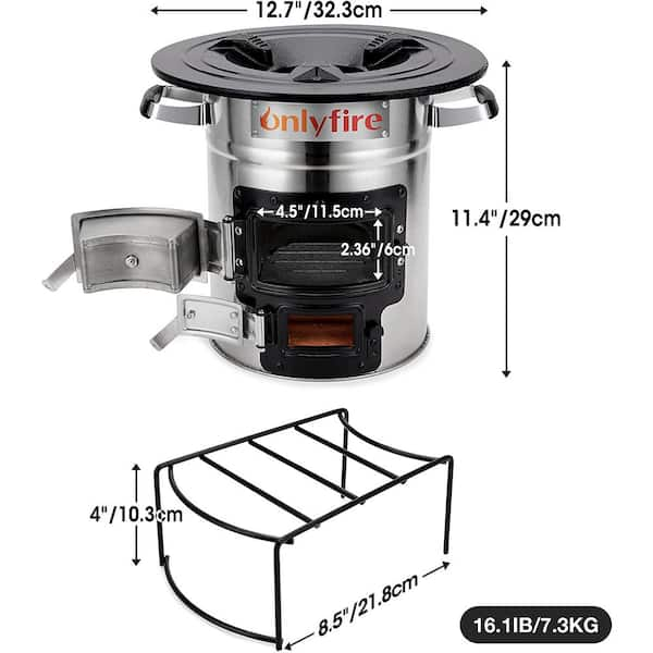 Wood Burning Camp Stove Electric Generator