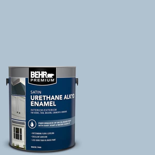 1 gal. #S510-2 Boot Cut Urethane Alkyd Satin Enamel Interior/Exterior Paint