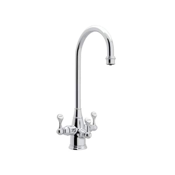 Georgian Era 2-Handle Beverage Faucet in Polished Chrome