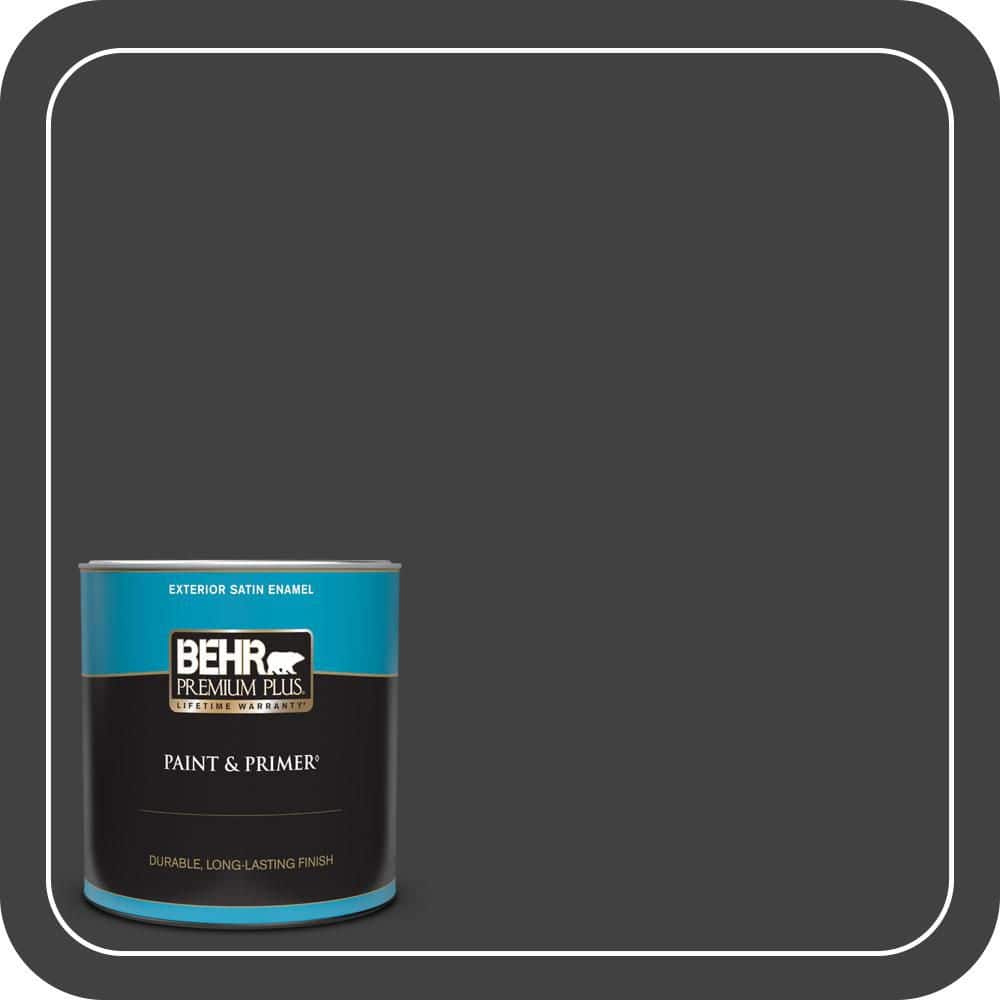 1 qt. #BNC-38 Spade Black Satin Enamel Exterior Paint & Primer price history on PriceWatchPro