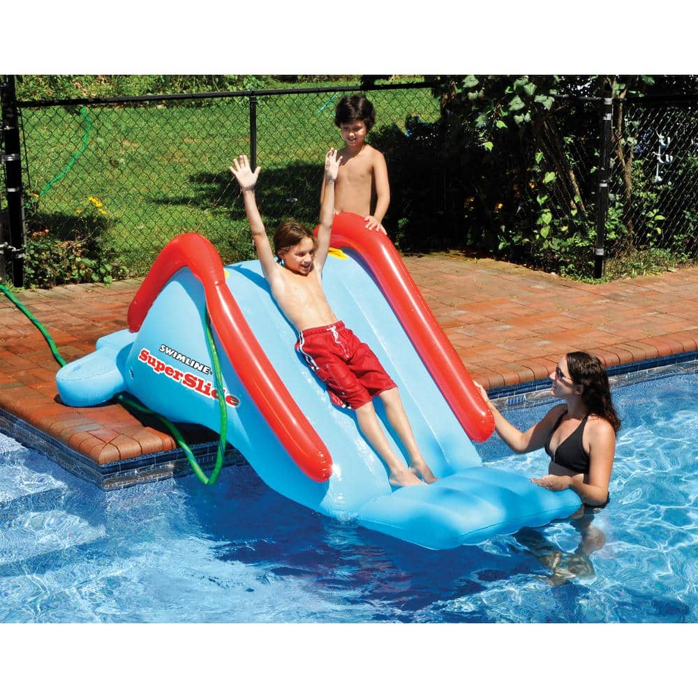 Swimline Superslide Inflatable Water Slide 90809 The Home Depot