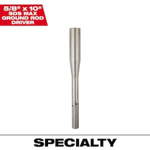 THRENS SDS Plus Ground Rod Driver for 5/8Inch and 3/4Inch Ground Rods  Durable Hardened Steel Ground Rod Driver
