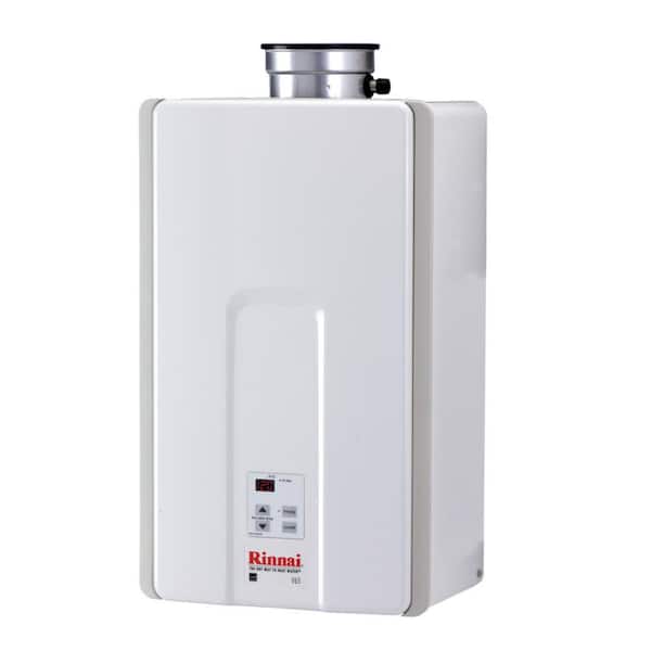 Rinnai High Efficiency 6.5 GPM Residential 150,000 BTU Natural Gas Interior Tankless Water Heater