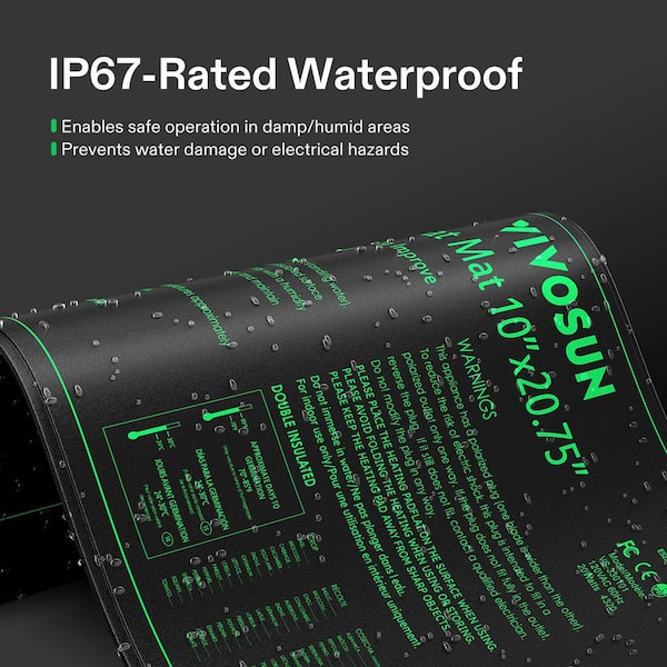 Exsivemy Seedling Heat Mat Durable Waterproof Heat Mat For Plants | INDIA