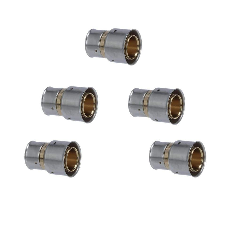 PureFlow 1 in. x 1-1/4 in. Press Zero Lead Bronze Coupling (5-pack) price history on PriceWatchPro