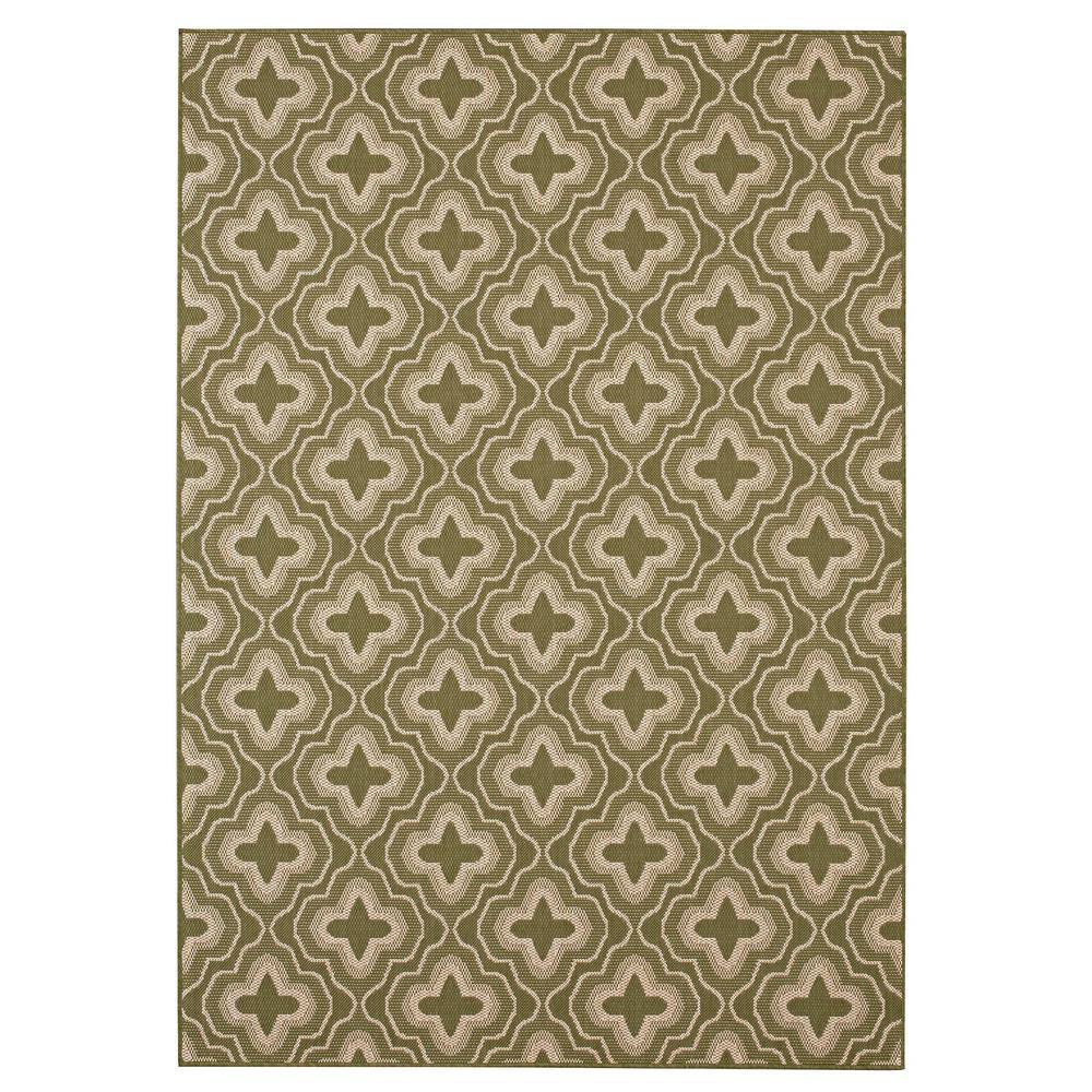 UPC 017411012355 product image for Van Horne Green 5 ft. x 7 ft. Indoor/Outdoor Area Rug | upcitemdb.com