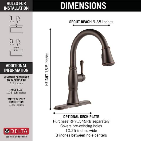 Delta Cassidy Single Handle Pull Down