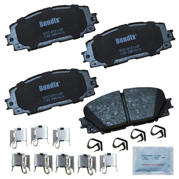 Bendix Premium Copper Free Disc Brake Pad Set 2004-2005 Mercedes-Benz C230 1.8L