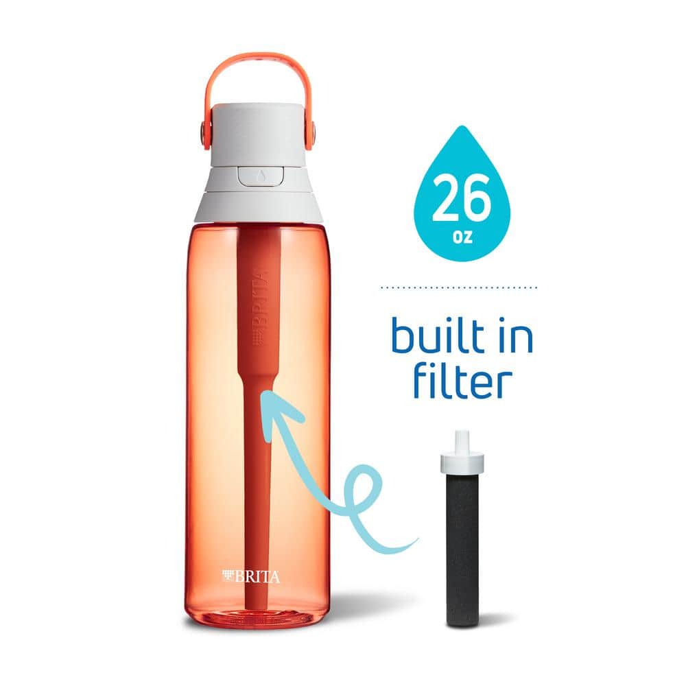 Brita 36oz Sea Glas Premium Leak Proof Filtered Water Bottle with Straw 