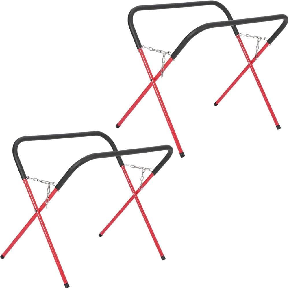 2-Pack Red Folding Workbench Auto Body Stand 500 Lbs Capacity, Portable Adjustable for Garage & Workshop price history on PriceWatchPro