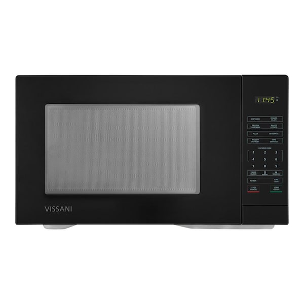 Vissani 1.1 cu. ft. Countertop Microwave Oven in Black HVM1110B3 The