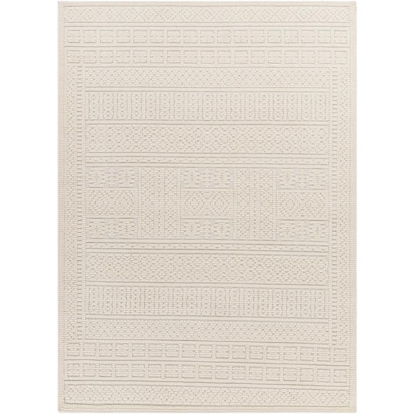 Artistic Weavers Lyna Tan 8 ft. x 10 ft. Indoor Machine-Washable Area Rug