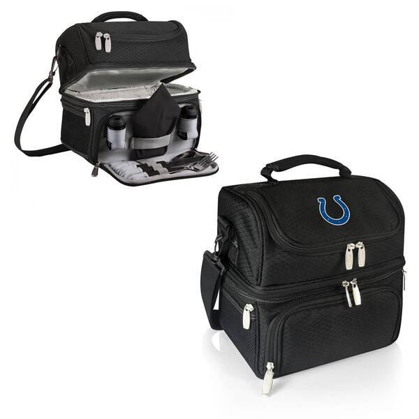 black lunch tote