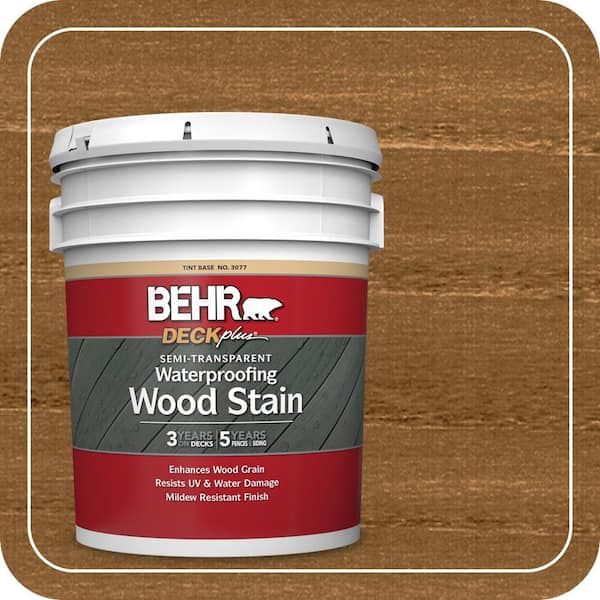 5 gal. #ST-152 Red Cedar Semi-Transparent Waterproofing Exterior Wood Stain