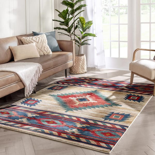 Well Woven Tulsa Lea Traditional, Southwestern Style Rugs 9×12